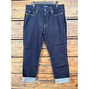 7 FOR ALL MANKIND Women's Fashion Boyfriend High Cuff Jean Sz 31 NWT